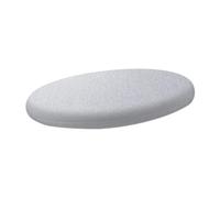 Pugermering Coussin de Chaise Tatami Rond, Coussin de Méditation Traditionnel, Coussin de Siège en Mousse à Mémoire de Forme pour Bureau, Gris