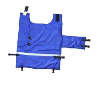 Pugermering Couverture pour Veaux, Chaude, Lavable, Ajustable, Vêtement d'hiver, Vêtement Thermique pour Veaux, Protection Contre Le Froid pour Nouveau-nés, Petit Bébé