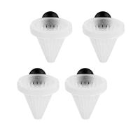 Pugermering Distributeur vers Nourrisseur vers Rouges Cone Alimentation Poisson Plastique Protection Nourriture Convient pour Aquarium Décoration Intérieure