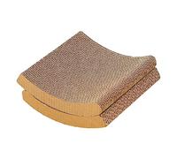 Pugermering Griffoir Chat Carton Design Sofa Nid Coussin Lit Jouet Claw Anti-dommage Mobilier Convient pour Chats D'Intérieur Décoration Maison, sans Support