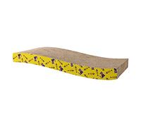 Pugermering Griffoir pour Chat Plateau de Griffage en Carton Lit de Détente pour Chat Doux et Solide Préserve Le Mobilier Convient Aux Chats Kittens Petits Animau, S 44.5x21x44cm
