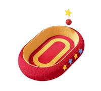 Pugermering Griffoir pour, Meuble Original, Protecteur, Décoratif et Antidérapant pour Chats D'intérieur, Planche à Griffer, Ovale