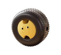 Pugermering Jouet pour Chien avec Distributeur de Nourriture, Mangeoire Lente, pour Une Utilisation Intérieure et Extérieure, Distributeur de Nourriture pour L, Pneus