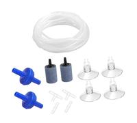 Pugermering Kit de Connecteurs pour Tubes d'air D'aquarium, Diffuseur de CO2 à