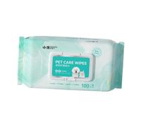 Pugermering Lingettes Détachantes pour Les Yeux de Chiens et de Chats, Nettoyantes Multi-usages, Lingettes pour Animaux (100 Unités), Nettoyage pour Animaux, élim