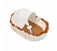 Pugermering Lit de Refroidissement pour Chat Berceau Semi Fermé Coussin Amovible Matelas Mousse Structure Bois Fonction Apaisante Adapté pour Chats Relaxation Taille Unique, Style to 2