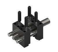 Pugermering Mini étau de Table Professionnel, Facile à Utiliser, Réglable avec 4 Tiges Métalliques pour Les Loisirs Créatifs, Le Modélisme, L'artisanat,