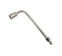 Pugermering Perche de Gouttière pour Nettoyeur Haute Pression, Rallonge Coudée, Installation Facile, Connecteur de Remplacement pour Une Utilisation à Domicile Ou, 160mm L Shaped