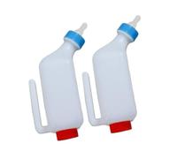 Pugermering pour Agneau avec Distributeur de Lait Portable pour Brebis 800 ML, équipement Pratique en PP, Facile à Manipuler et Adapté Aux Animaux, 2 Pièces