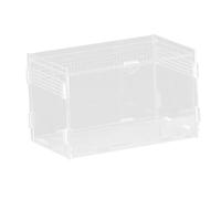 Pugermering Reptile Breeding Box Caisse D'Élevage Terrarium Habitat Animal Boîte avec Aération Bac D'Acrylique Transparent Adaptée pour Jeunes Dragons Caméléons L, 20x12x12cm
