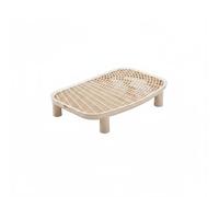 Pugermering Tapis de Contrôle de Litière pour Chats Plateau Collecteur Intégré Surface Grille Plastique Organisation Zone Animale Nettoyage Efficace Contrôle des, Blanc