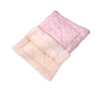 Pugermering Tapis pour Chat Sac de Couchage Grotte Coussin Calmant Convertible Utilisation pour Chats D'Intérieur Animaux Domestiques Canapés Véhicules Dortoir, S Pink