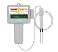 Pugermering Testeur Piscine Instrument Analyseur Eau PH CL2 Portable Facile à Transporter Matériau PP Adapté pour Application dans Aquariums Aquacul, pc101