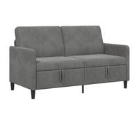 PUGYNBK Canapé avec rangement, gris foncé, 152 x 78 x 87 cm Polyester | Housses lavables, assise relevable, pieds stables, style moderne, utilisation intérieure
