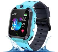 Puhiuyoi GPS Montre Enfants,Montre Intelligente Enfant LBS Fille Garçon Téléphone SOS Voice Chat Appel Réciproque écran Tactile étanche étudiants, Enfant Jouets éducatifs 4-12Ys
