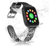 Puhiuyoi Montre Connectée Enfant GPS, 4G Montre GPS Enfant Tracker avec Appels Vidéo, WiFi, SOS, Mode Classe, Whatsapp, Réveil, IP68 Étanche Montre Telephone avec SIM Noël Cadeaux 5-14 Ans