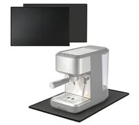 puiaxod Tapis en silicone pour machine à café, 48 x 30 cm, particules antidérapantes