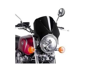 Puig 005NN Bulles courtes pour phares ronds usage spécifique, Noir