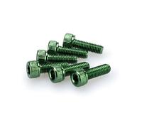 Puig 0146 V Blister 6 vis, M5, 15 mm, Couleur Vert