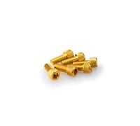 Puig 0363G Visserie Rapide en Aluminium avec système de Fixation sécurisée pour Montage et démontage Rapide du carénage, Jaune