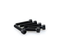 Puig 0500N Visserie rapide en aluminium avec système de fixation sécurisée pour montage et démontage rapide du carénage, Noir