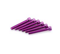 Puig 0540l blister 6 vis, M8, 55 mm, couleur lilas