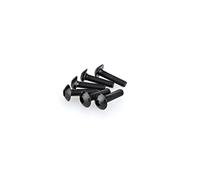 Puig 0550 N Blister 6 vis, bombé, M5, 20 mm, Couleur Noir