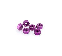 Puig 0863l Blister 6 écrous m8, Couleur Lilas