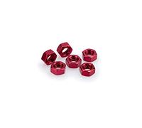 Puig 0863r Blister 6 Ecrous M8 - Rouge