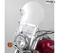 Puig Pare-brise moto 0867W méthacrylate 4 mm, aérodynamique, fixation 4 points, ABE – Transparent