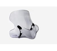 Puig 0872H City Touring Saute-Vent pour Scooter avec Protection renforcée Contre Le Vent et Les Conditions urbaines exigeantes, Fumé