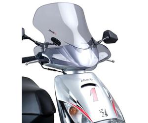 Puig 1052H City Touring Saute-Vent pour Scooter avec Protection renforcée Contre Le Vent et Les Conditions urbaines exigeantes, Fumé