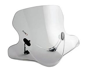 Puig 1066H City Touring Saute-Vent pour Scooter avec Protection renforcée Contre Le Vent et Les Conditions urbaines exigeantes, Fumé