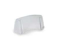 Puig 10919W Visière multi-réglable 2.0 Clip-on avec système optimisé et réglage en hauteur et en inclinaison pour améliorer la protection aérodynamique, Transparent