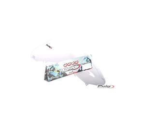 Puig 1097W Bulle Racing et aérodynamique en acrylique de 3 mm avec double hauteur qui améliore la protection du casque et la stabilité à haute vitesse, Transparent