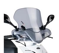 Puig 1299H City Touring saute-vent pour scooter avec protection renforcée contre le vent et les conditions urbaines exigeantes, Fumé