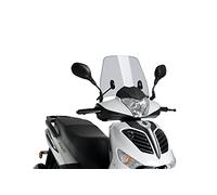 Puig 1432W Carenabrises Trafic et Urban Bulle aérodynamique Urbaine en Polycarbonate de 3 mm avec Profil Arrondi et Protection Contre Le Vent pour la Conduite Quotidienne, Transparent