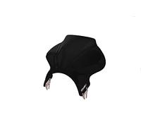 Puig 1480F Bulles courtes pour phares ronds usage spécifique, Fumé Foncé