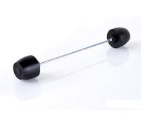 Puig 20225N Protecteurs de Fourche-Bras Oscillant protecteur usiné en nylon haute résistance pour suspension avec design racing et protection contre les impacts, Noir