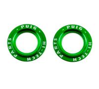 Puig 20271V Jeu d'Anneaux en Aluminium Anodisé Vert