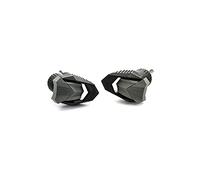 Puig 20293N Protecteurs moteur R19 avec tampons en nylon et design compact pour une protection intégrale du châssis et du moteur, Noir