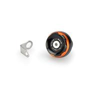 Puig 20348T Bouchon d’Huile Carter Track Bouchon usiné en Aluminium avec Design Racing et préparé pour Une Utilisation sur Circuit, Orange