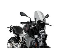 Puig 20361H Naked New Generation Touring touring et aérodynamique en acrylique de 3 mm avec prise d’air centrale qui améliore la protection et réduit les turbulences, Fumé