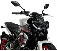PUIG 20380R Déflecteur latéral nu pour YAMAHA MT-09 rouge
