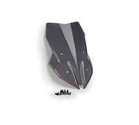 Puig 20391F Bulle Touring Haut et aérodynamique en Acrylique CN de 4 mm avec Profil Arrondi, Zone supérieure Plate et déflecteurs améliorant la Protection, Fumé Foncé