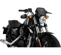PUIG 20400N Panneau avant ALU pour HARLEY DAVIDSON SPORTSTER FORTY-EIGHT XL1200X Noir