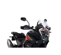 Puig 20401W Bulle Sport compacte et aérodynamique en Acrylique Haute résistance aux Chocs, avec Profil Arrondi et Design Sportif Qui améliore la Protection et la visibilité, Transparent