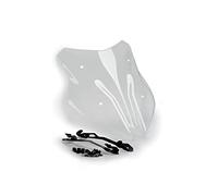 Puig 20460W Bulle Sport compacte et aérodynamique en Acrylique Haute résistance aux Chocs, avec Profil Arrondi et Design Sportif Qui améliore la Protection et la visibilité, Transparent
