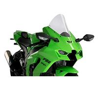 Puig 20540W Bulle R-Racer sportive aérodynamique haute performance fabriquée en PMMA de 3 mm avec design racing optimisé pour améliorer protection et stabilité, Transparent