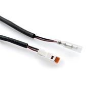 Puig 20566N Kit de câblage Plug&Play Adaptateur pour Installation sans Coupure des éclairages de Plaque et Accessoires électriques, Noir